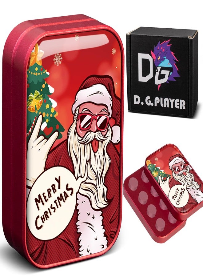 D.G.PLAYER Christmas Fidget Toys, Aluminum Magnetic Fidget Slider for Anxiety Stress Reliever, Stocking Stuffers Christmas Party Favors Good Gift for Adults, Men, Kids, Boyfriend - Image 1